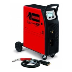 Aparat sudură multiproces Telwin ELECTROMIG400 SYNERGIC 400 A | MIG-MAG / FLUX / BRAZARE / MMA / TIG-DC LIFT | Sârmă oțel 0.6–1.6 mm, electrozi 1.6–8 mm | Synergic și reglaje...