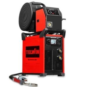 Aparat sudură multiproces Telwin SUPERMIG350I_ACC MIG/MMA/TIG DC 250/270 A, sârmă oțel 0.6-1.2 mm, cu accesorii