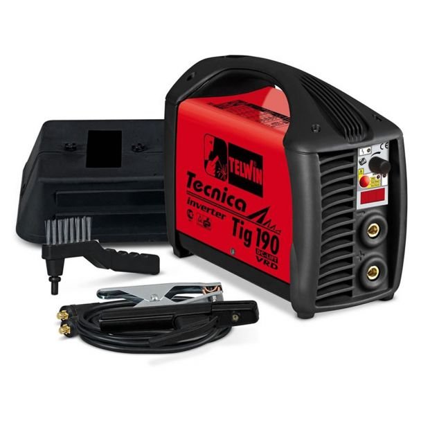Aparat sudură TIG/MMA Telwin TECNICATIG190DC-LIFTVRD_ACM, 170 A, electrozi 1.6–4 mm, cu accesorii MMA