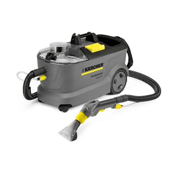 Aspirator cu spălare Karcher Puzzi 10/1 + Hand 1.100-138.0, 1250 W, 10/9 L, duză tapițerii
