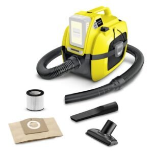 Aspirator multifuncțional compatibil cu acumulatori 18 V Karcher WD 1, rezervor 7 L