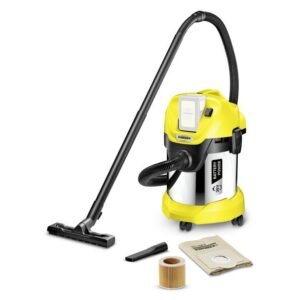 Aspirator multifuncțional Karcher WD 3 Battery Premium INT, 17 l, compatibil cu acumulator 36 V
