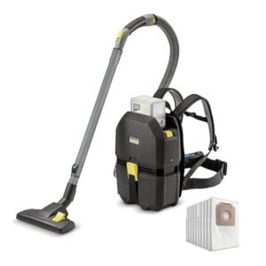 Aspirator profesional tip rucsac Karcher BVL 3/1 BP Anniversary Edition, compatibil cu acumulator 36 V, capacitate 3 L