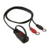 Cablu cu ocheți M6 Telwin 802986 | 12/24 V | Compatibil T-Charge 26 | Cablu alimentare baterie auto și moto | Conexiune robustă, contact sigur