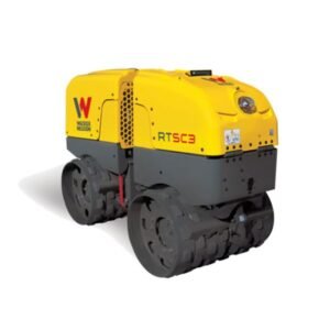 Cilindru compactor pentru șanțuri Wacker Neuson RTLx‑SC3, 1465 kg, motor Kohler, 820 mm, 68,4 kN, Compatec