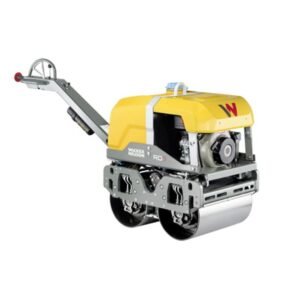 Cilindru compactor rolă dublă Wacker Neuson RD7Yehfb HRC – 710 kg, motor Yanmar, 650 mm, pornire electrică, contor ore