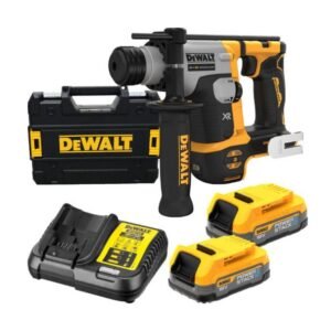 Ciocan rotopercutor DEWALT DCH172E2T SDS Plus 1.4 J, 2 acumulatori POWERSTACK 18 V 1.7 Ah + încărcător în valiză TSTAK