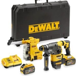 Ciocan rotopercutor SDS-Plus DeWalt DCH335X2 | 3.5 J | Găurire 30 mm | 2x acumulatori XR FlexVolt 54 V 9.0 Ah | Sistem de extragere a prafului