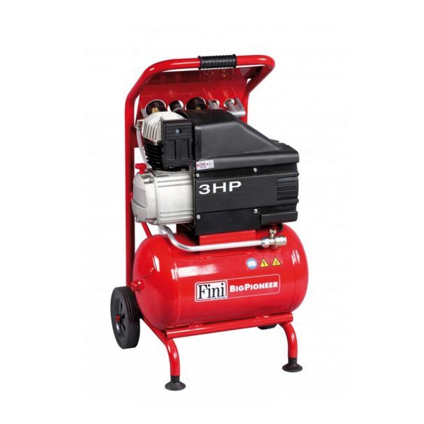 Compresor de aer cu ulei, monofazat | Fini BIG PIONEER MK285M | 1.8 kW · 10 bar · 260 l/min | Butelie 24 L | Robust și performant pentru atelier