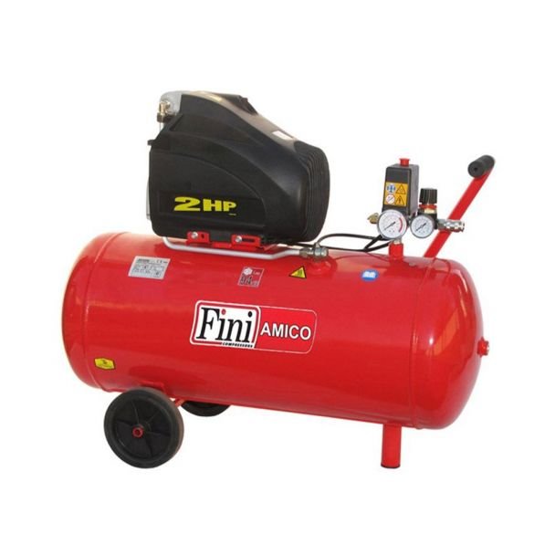 Compresor de aer Fini AMICO50/SF2500 — rezervor 50 L, 1500 W, 10 bar, 185 l/min