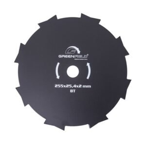 Cuțit cu 8 dinți | Greenfield GA-DISC_8T | 255x2x25.4 mm | Grosime 2 mm, Diametru 255 mm, Bază 25.4 mm | Tăiere precisă pentru ferăstraie circulare și scule rotative