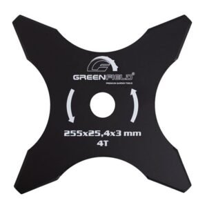 Cuțit Greenfield GA-DISC_4T_3 mm | 4 dinți | 255x3x25,4 mm | Grosime 3 mm | Tăiere precisă și durabilă