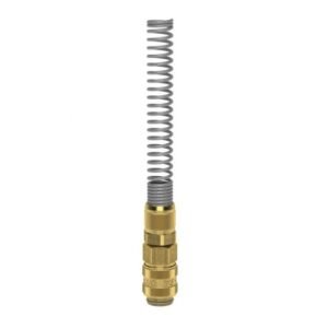 Cuplă rapidă mini mamă Ludecke ESM_4_TQF DN5, piuliță + arc, pentru furtun 4x6 mm