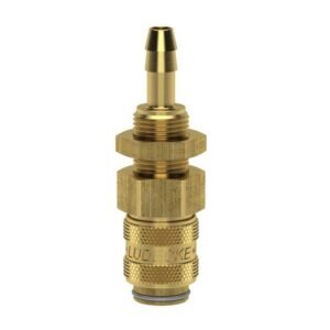 Cuplă rapidă mini mamă Ludecke ESM_9_TSV DN5 (9 mm) filet M12x1