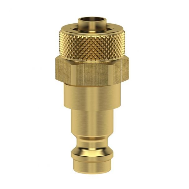 Cuplă rapidă mini tată | Ludecke ESM_4_SQ | DN 5 | furtun 4x6 mm | conector pneumatic montaj rapid