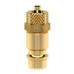 Cuplă rapidă standard Ludecke ES_4_SQ (tata), DN 7.2, piuliță pentru furtun 4x6 mm