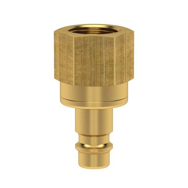 Cuplă rapidă standard Tata Ludecke ES_12_NIAB, DN 7.2, filet interior G 1/2", închidere dublă