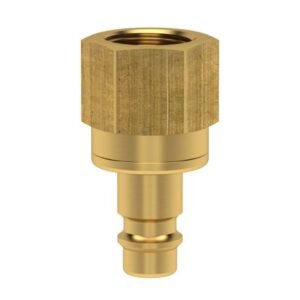 Cuplă rapidă standard tip tată Ludecke ES_14_NIAB, DN 7.2, filet interior G 1/4", închidere dublă