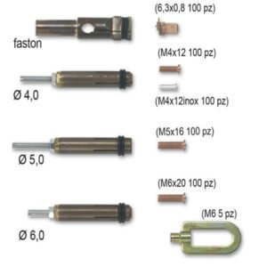 Deca, Set pensete, șuruburi și șaibă pentru sudură în puncte Deca 010940 — piese de schimb