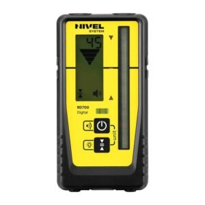 Detector laser Nivel System RD700 DIGITAL | Detector digital pentru lasere de construcții | Cu clemă de susținere inclusă | Montare rapidă și utilizare simplă | Potrivit pentru...