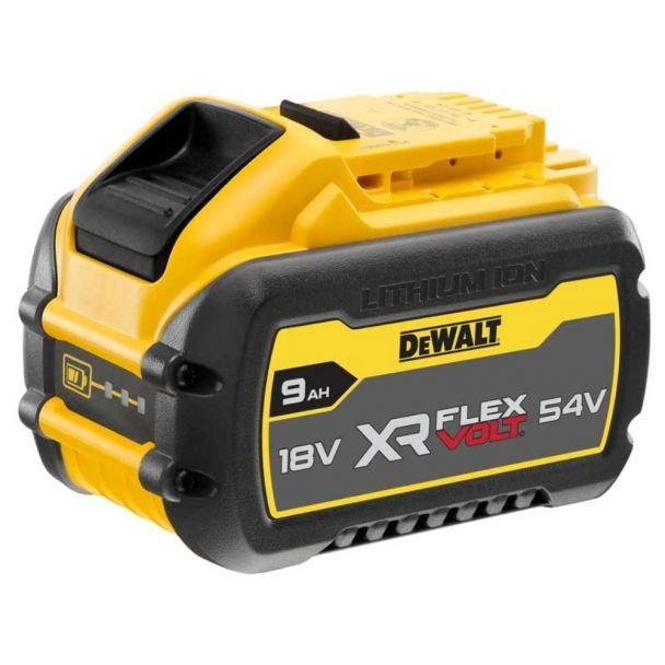 DeWalt, Acumulator DeWALT DCB547G Li-Ion XR FLEXVOLT 18/54 V, 9.0 Ah - rezistent la șocuri și agenți chimici