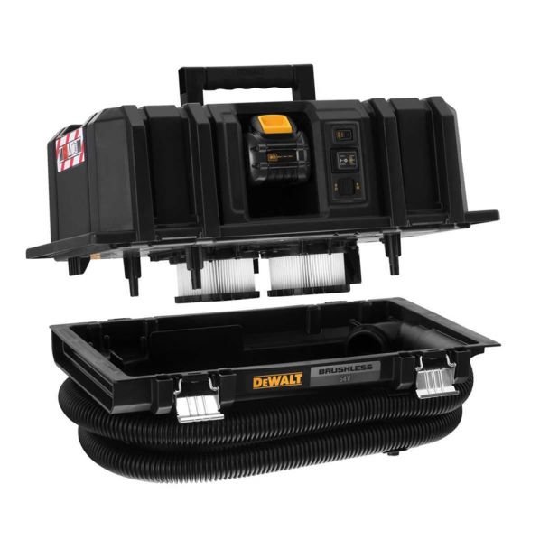 DeWalt, Aspirator profesional Dewalt DCV586MT2 cu acumulator Li‑Ion 54 V 6 Ah, 2000 W, 15 l