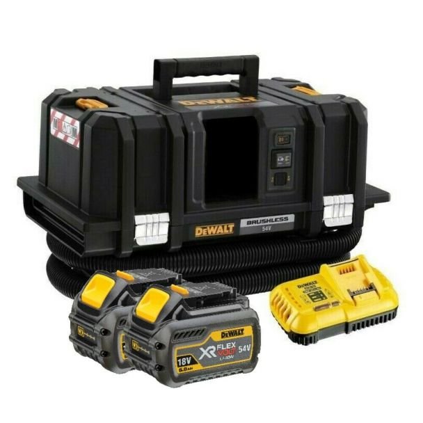 DeWalt, Aspirator profesional Dewalt DCV586MT2 cu acumulator Li‑Ion 54 V 6 Ah, 2000 W, 15 l