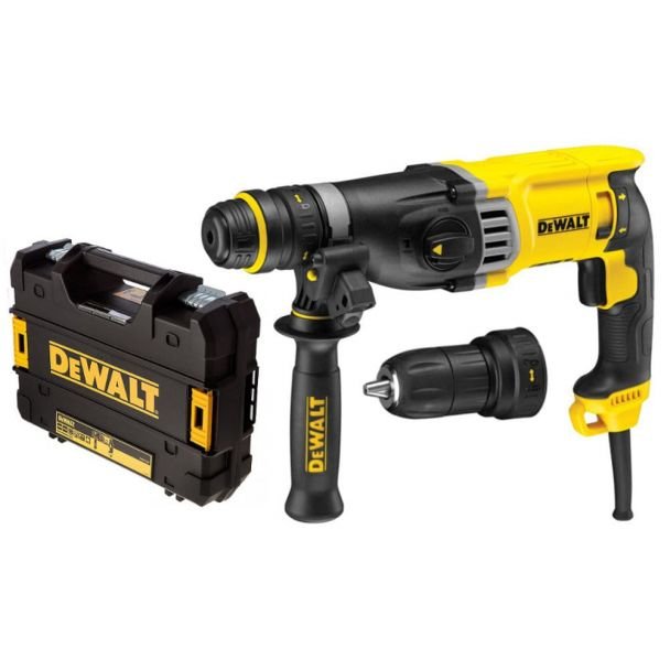DeWalt, Ciocan rotopercutor DeWalt D25144K SDS‑Plus, 900 W, 3,0 J, 0–1450 rpm, două mandrine schimbabile