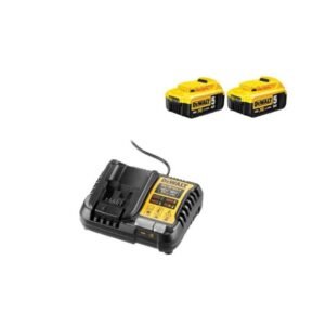 DeWalt DCB1104P2 set încărcător + 2 acumulatori Li-Ion 18V XR 5.0 Ah