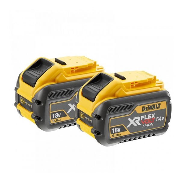 DeWalt, DEWALT DCB118X2 Set Încărcător + 2 Acumulatori Li‑Ion 54V XR FlexVolt 9.0 Ah