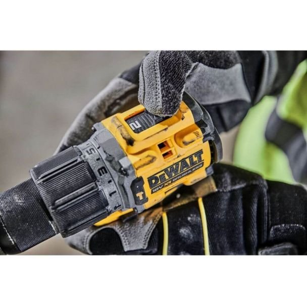 DeWalt, DeWalt DCD805E2T | Mașină compactă de înșurubat și găurit cu percuție | 2× acumulatori POWERSTACK 18V 1,7 Ah | Încărcător inclus | Valiză TSTAK