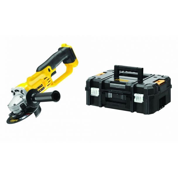 DeWalt, DeWalt DCG412NT Polizor unghiular 125 mm | Brushless, compatibil cu acumulatori XR Li-Ion 18 V | Performanță profesională și design ergonomic | Valiză TSTAK | Ideal pentru...