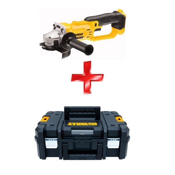 DeWalt, DeWalt DCG412NT Polizor unghiular 125 mm | Brushless, compatibil cu acumulatori XR Li-Ion 18 V | Performanță profesională și design ergonomic | Valiză TSTAK | Ideal pentru...