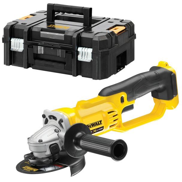 DeWalt, DeWalt DCG412NT Polizor unghiular 125 mm | Brushless, compatibil cu acumulatori XR Li-Ion 18 V | Performanță profesională și design ergonomic | Valiză TSTAK | Ideal pentru...