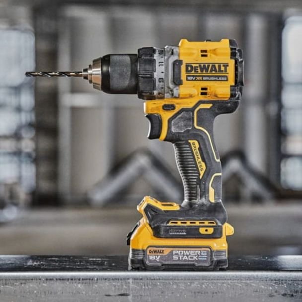 DeWalt, DeWalt DCK2051E2T Set 2 mașini, 2 acumulatori Powerstack 18V 1.7Ah și încărcător în valiză TSTAK