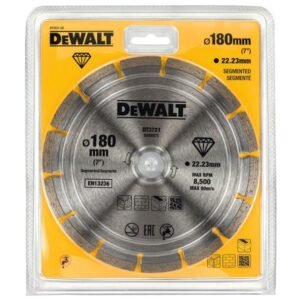 DeWalt, Disc diamantat DeWalt DT3721 180 x 22,23 x 2,4 mm pentru tăieri în zidărie