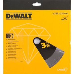 DeWalt, Disc diamantat DeWalt DT3763 230x22.23x2.8 mm - pentru debitare materiale de construcții dure