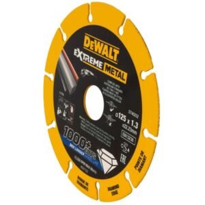 DeWalt, Disc diamantat segmentat DeWalt DT40252, 125x22.3x1.3 mm, pentru metal