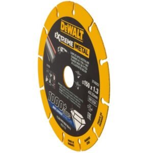 DeWalt, Disc diamantat segmentat DeWalt DT40253, 150x22.3x1.3 mm, pentru metal