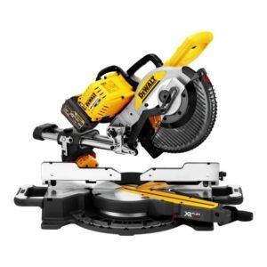 DeWalt, Fierăstrău circular cu masă DeWalt DCS727T2 54V XR, kit 2x 6 Ah, disc 250 mm