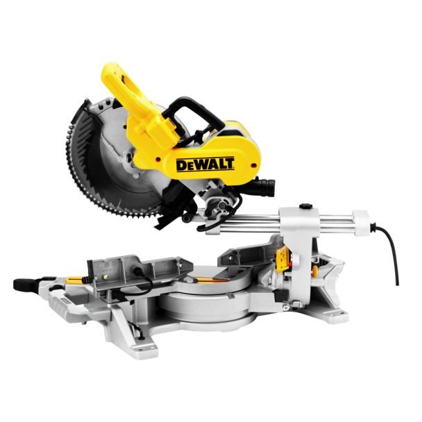 DeWalt, Fierăstrău circular pentru tăieri înclinate DeWalt DWS727, 1675 W, 250 mm, viteză variabilă