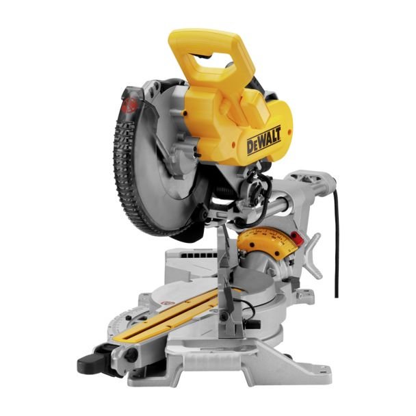 DeWalt, Fierăstrău circular pentru tăieri înclinate DeWalt DWS727, 1675 W, 250 mm, viteză variabilă