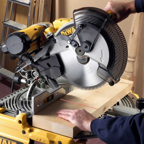 DeWalt, Fierăstrău combinat DeWalt D27107 | 2000 W, diametru disc 305 mm | Tăieri precise și performanță industrială | Ideal pentru lemn și materiale de construcții | Unelte...