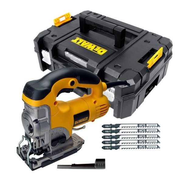 DeWalt, Fierăstrău pendular DeWalt DW331KT, 0-3100 cpm, 701 W, 130 mm, cutie TSTAK II