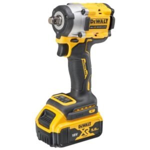 DeWalt, Mașină de înșurubat cu impact DeWalt DCF921P2T 1/2" cuplu maxim 406 Nm, 2x acumulatori 18V XR 5.0 Ah și încărcător în valiză TSTAK