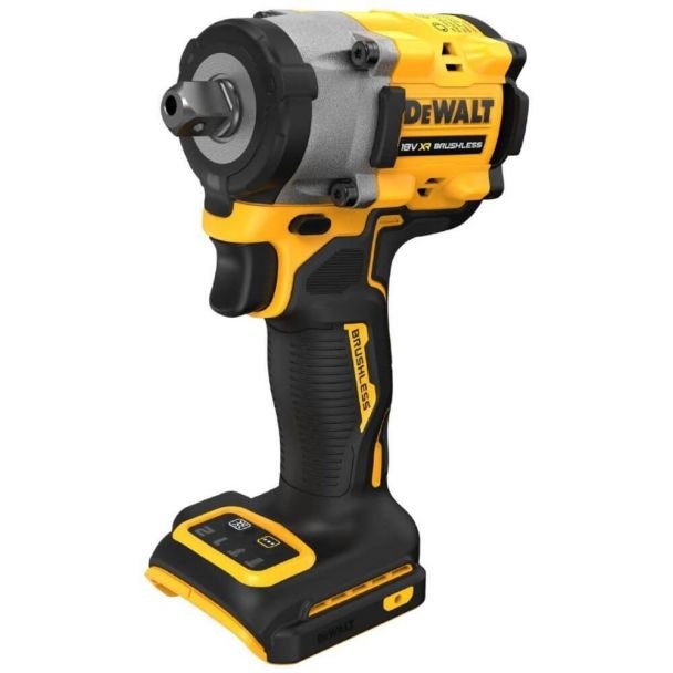 DeWalt, Mașină de înșurubat cu impact DeWalt DCF922NT, pătrat 1/2", cuplu maxim 406 Nm, compatibilă cu acumulatori XR 18V, valiză TSTAK