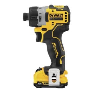 DeWalt, Mașină de înșurubat sub-compactă DeWalt DCF601D2, brushless, 12 V, 2 x 2 Ah, încărcător