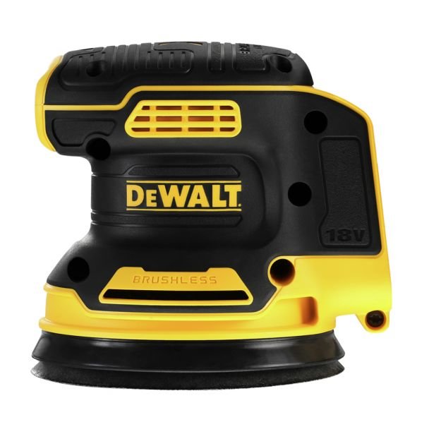 DeWalt, Mașină de șlefuit orbital DEWALT DCW210N, 125 mm, 8.000–12.000 rpm, compatibilă cu acumulatori Li‑Ion 18 V/54 V