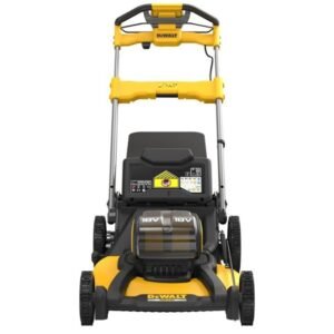 DeWALT Mașină electrică de tuns gazon | DCMWSP156W2 | 2 acumulatori Li‑Ion 18 V / 8.0 Ah | Lățime de tăiere 53 cm | Autopropulsie fără fir