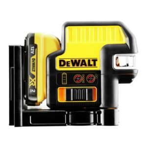 DeWalt, Nivela laser 5 puncte în cruce DeWalt DCE0825D1R, roșu, 15 m, Li-Ion 10.8V, 2 Ah